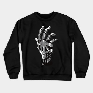 Violet Evergarden Anime | Violet Evergarden Metal Hand | Violet Evergarden Robot Arms Crewneck Sweatshirt